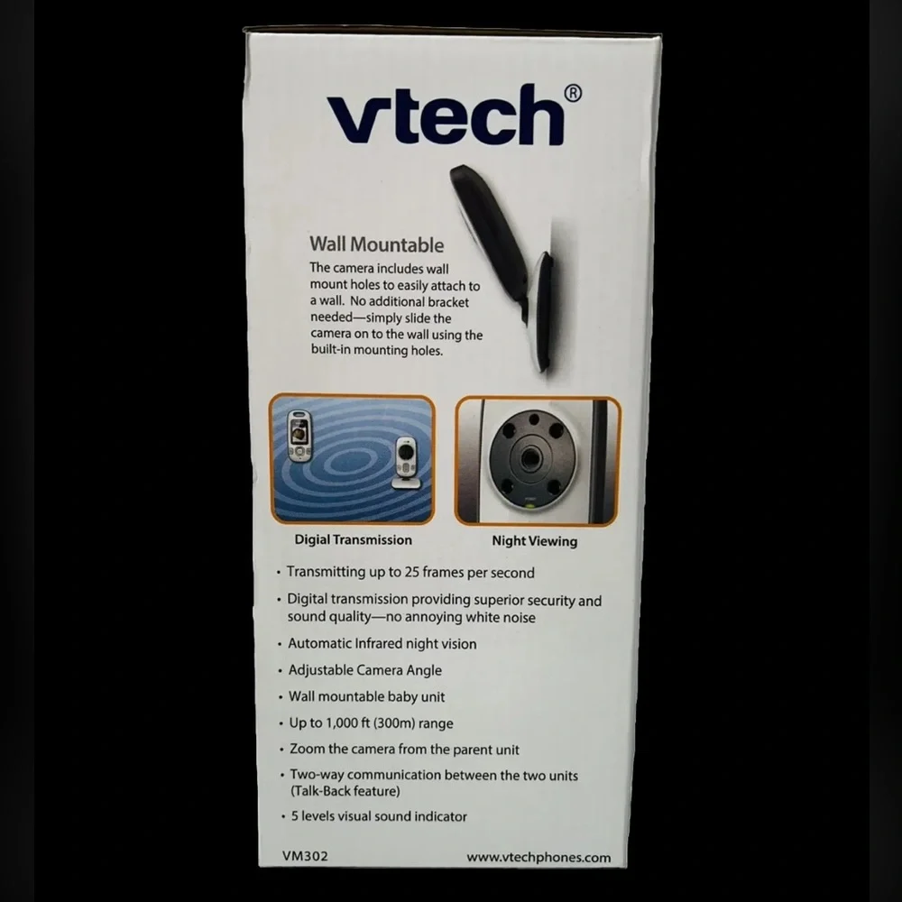 **BABY** Vtech Accessory-Color Video Camera-VM302-Baby Monitor-Safe Sound-NIB. - Picture 3 of 6